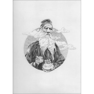 Retrato a làpiz de León Tolstói-